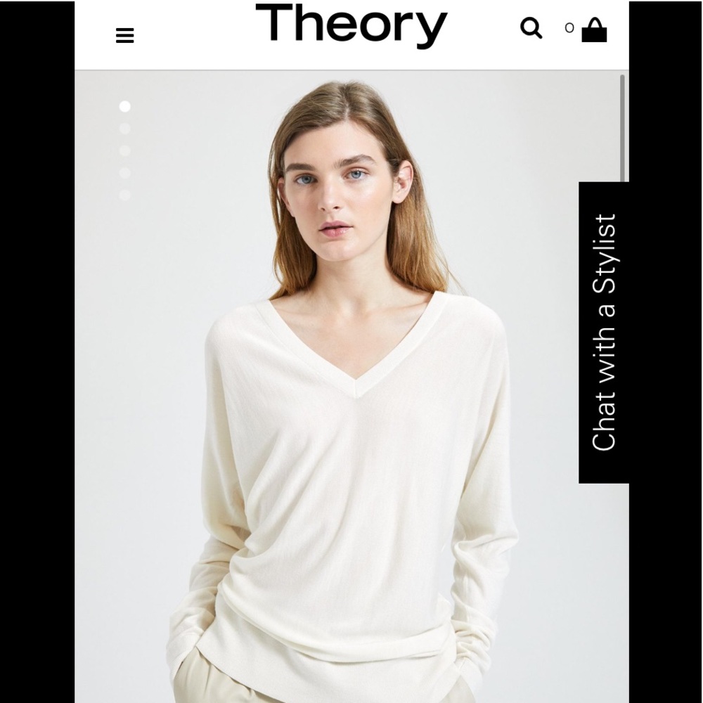 Theory Merino Wool Dolman Sweater NWT Size P